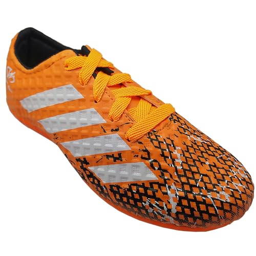 Chuteira Society Infantil Juvenil Sintética Laranja Runway Tamanho:33;Cor:Laranja