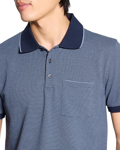 Theory Men's Polo Rb Pk in Birdseye3