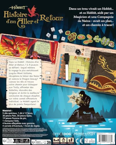 Jeu de stratégie Asmodee Le Hobbit : Histoire d'un Aller et Retour - vue 4