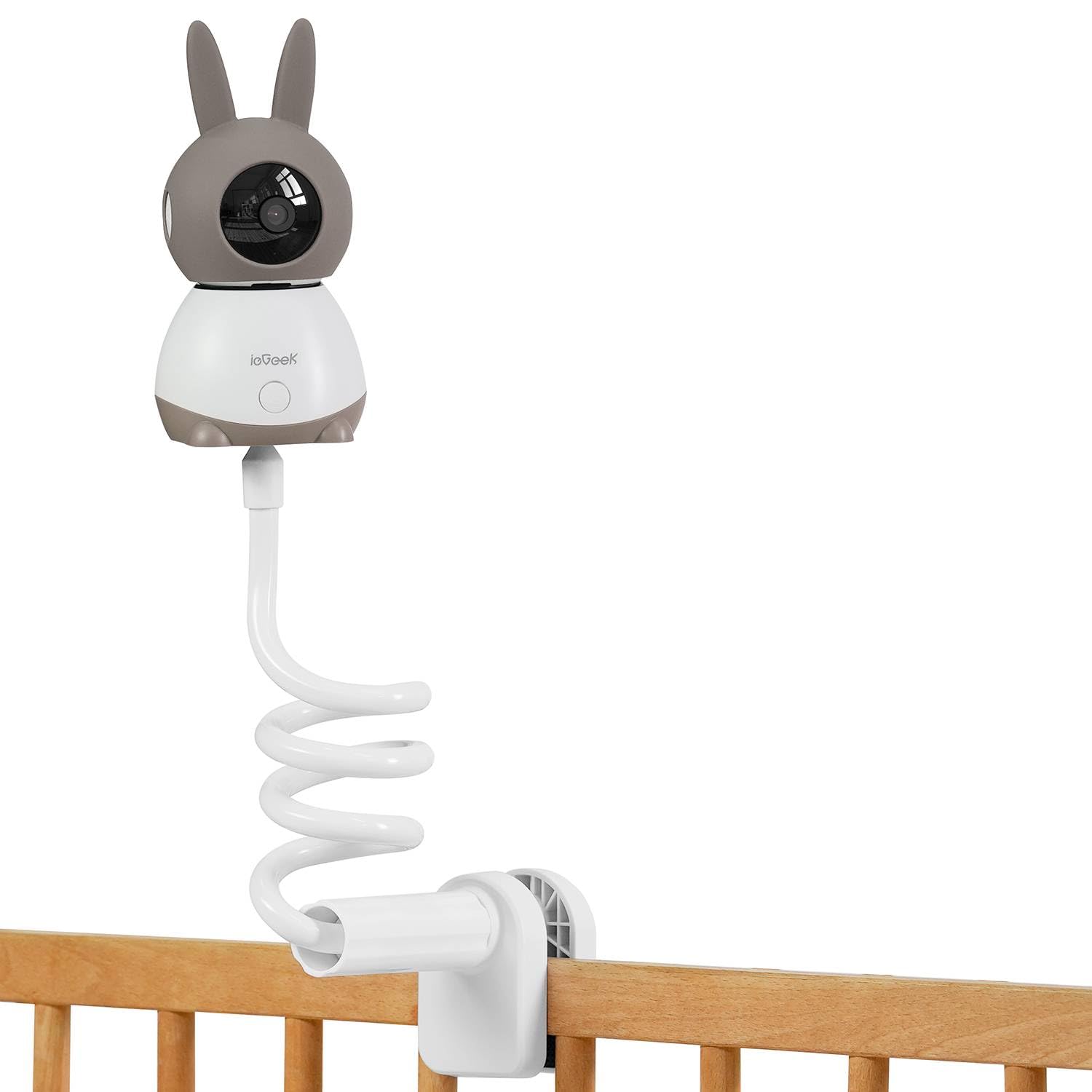 ieGeek Flexible Baby Monitor Mount Compatible with Baby 5/Baby 1T, Any Cameras with 1/4 Screw Mount, Adjustable & Safety Universal, Twist Mount Without Tools or Wall Damage(Monitor Mount)