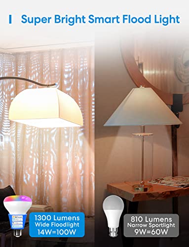 Meross MSL120 BR30 Smart Light Bulb, Br30 Flood Wifi Led Bulbs Compatible With Apple Home thumb #3