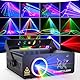Ehaho DJ Discolicht Partylicht L2700 | 3D RGB Animation DJ Licht mit Mit Dreh-/Zoom & Animationsspeicher | Party Musikgesteuert Disco Licht mit DMX 512 | Beam Effekt Licht für Nachtclub KTV Live Show