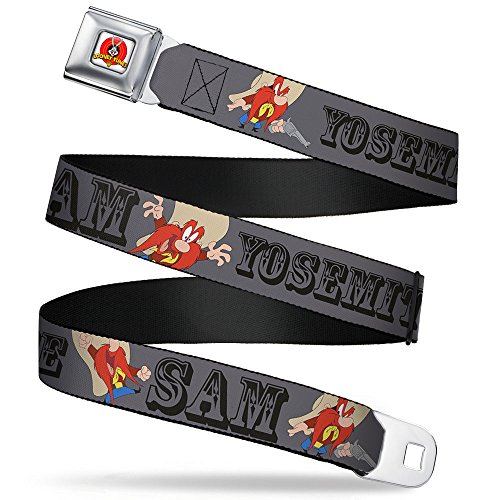 Mejores review On-line Os x yosemite al mejor precio. 13 Buckle Down Boys' YOSEMITE SAM w/Poses Gray Seatbelt Belt, Multicolor, Estándar