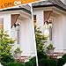 MATAMEYE Outdoor Wall Lantern, Exterior Waterproof Wall Sconce Light Fixtures, Black Front Door Lighting, Anti-Rust E26 Socket Porch Lamp, 2 Pack