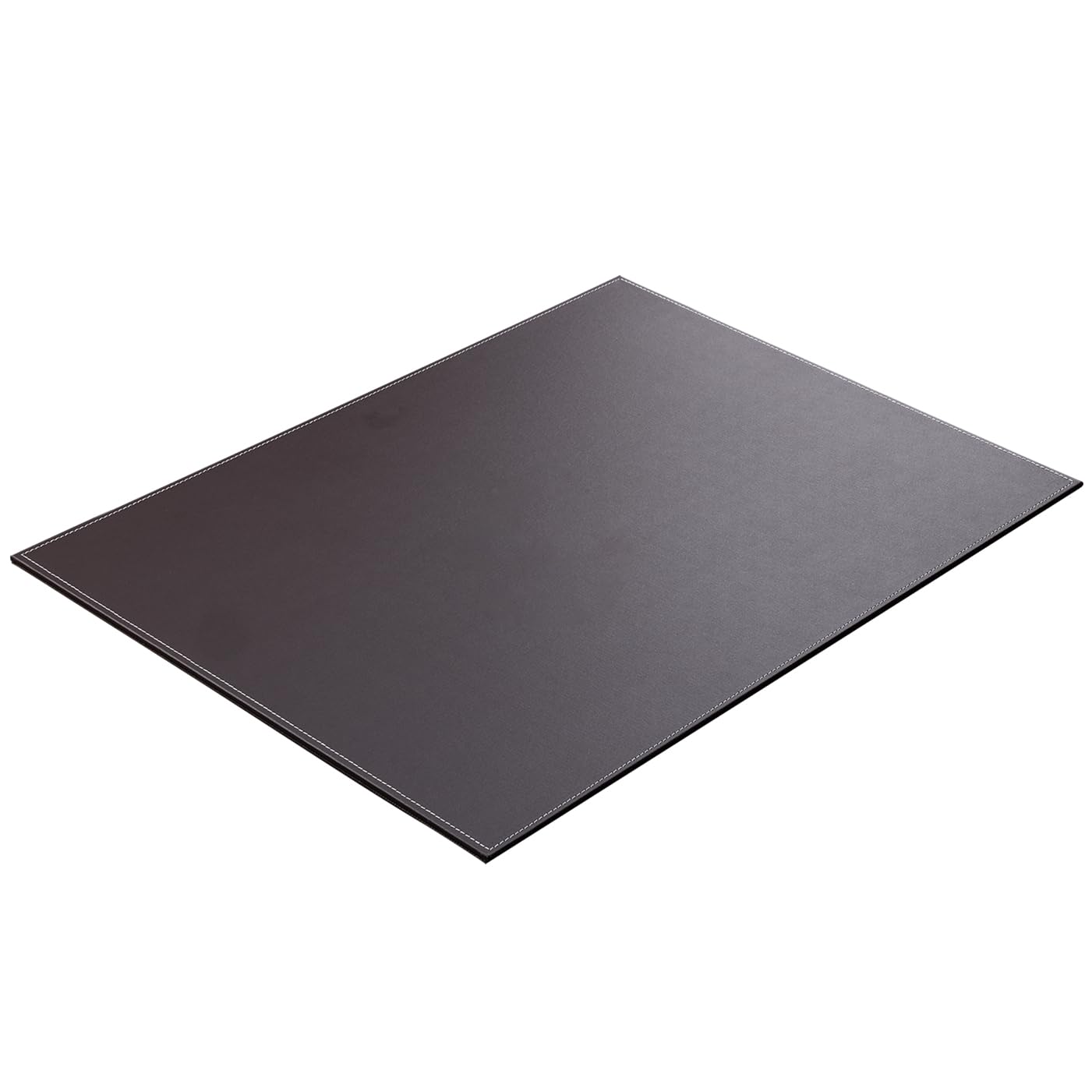 KINGFOM Schreibtischunterlage & Unterlage, 61 x 45,7 cm, großes Mauspad, PU-Leder, für Desktop- und Laptops, Braun