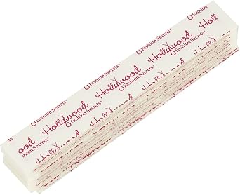 Hollywood Fashion Secrets Fashion Tape Flat Pack Double Sided Boob & Body Tape, Fabric Adhesive Strips for Dresses, Strong Hold, Hypoallergenic & Medical Grade, 36 Strips, 2 Pack