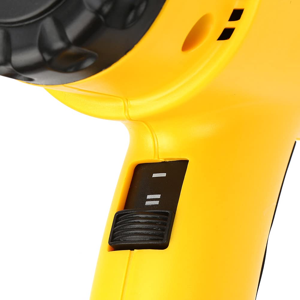 FTVOGUE Pistola de Aire Caliente Electrónica Herramienta de Soldadura de Aire Caliente con Núcleo Calefactor de Cerámica 2000 W Temperatura Dual 50 Hz Liviana para Envoltura Retráctil Decoración