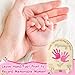 R HORSE 3D Baby's Mother's Day DIY Handprint Art Sign, Pink Floral Bouquet Wooden Hanging Decoration, Newborn Keepsake Craft Gift for Mom Mother Grandma Mother's Day Photo Prop Nursery Decor