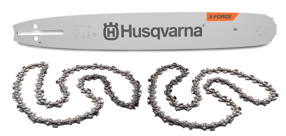 husqvarna 593140502 Kit SP33G con 2 cadenas y 1 riel X-Force