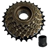 GUOFANG Roue Libre à 6/7/8 Vitesses, Roue Libre à Plusieurs Vitesses, Accessoires pour vélos, VTT, vélos pliants, Accessoires universels, Roue Libre à positionnement Rotatif (7 Vitesses（14-28T)