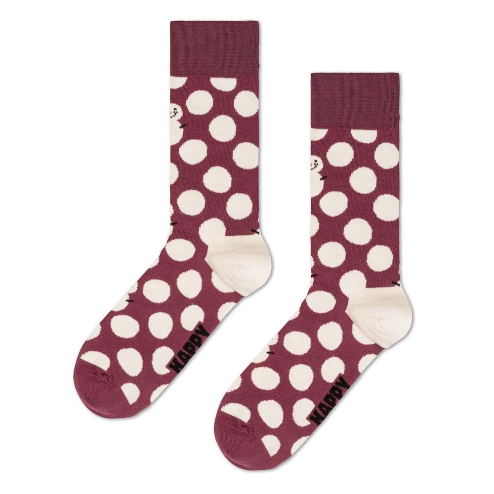 Happy Socks Big Dot Snowman Socks EU 41-46
