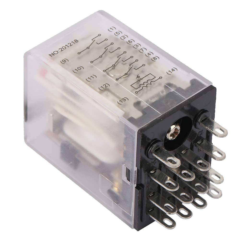 BEMM4C Mini relé electromagnético de 14 pines 5A, relé intermedio (24 V CA)