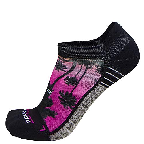 Image of Zensah Limited Edition No-Show Running Socks - Anti-Blister Comfortable Moisture Wicking Sport Socks for Men and Women