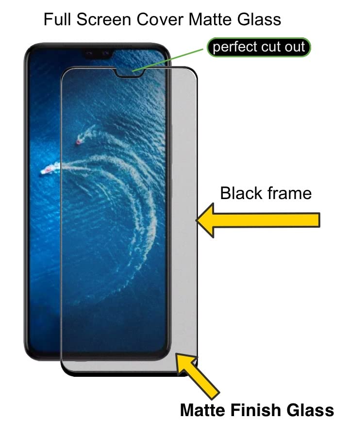 Image of FAD-E Matte Tempered Glass Screen Protector Guard Compatible for Vivo V23 5G (Matte Transparent)