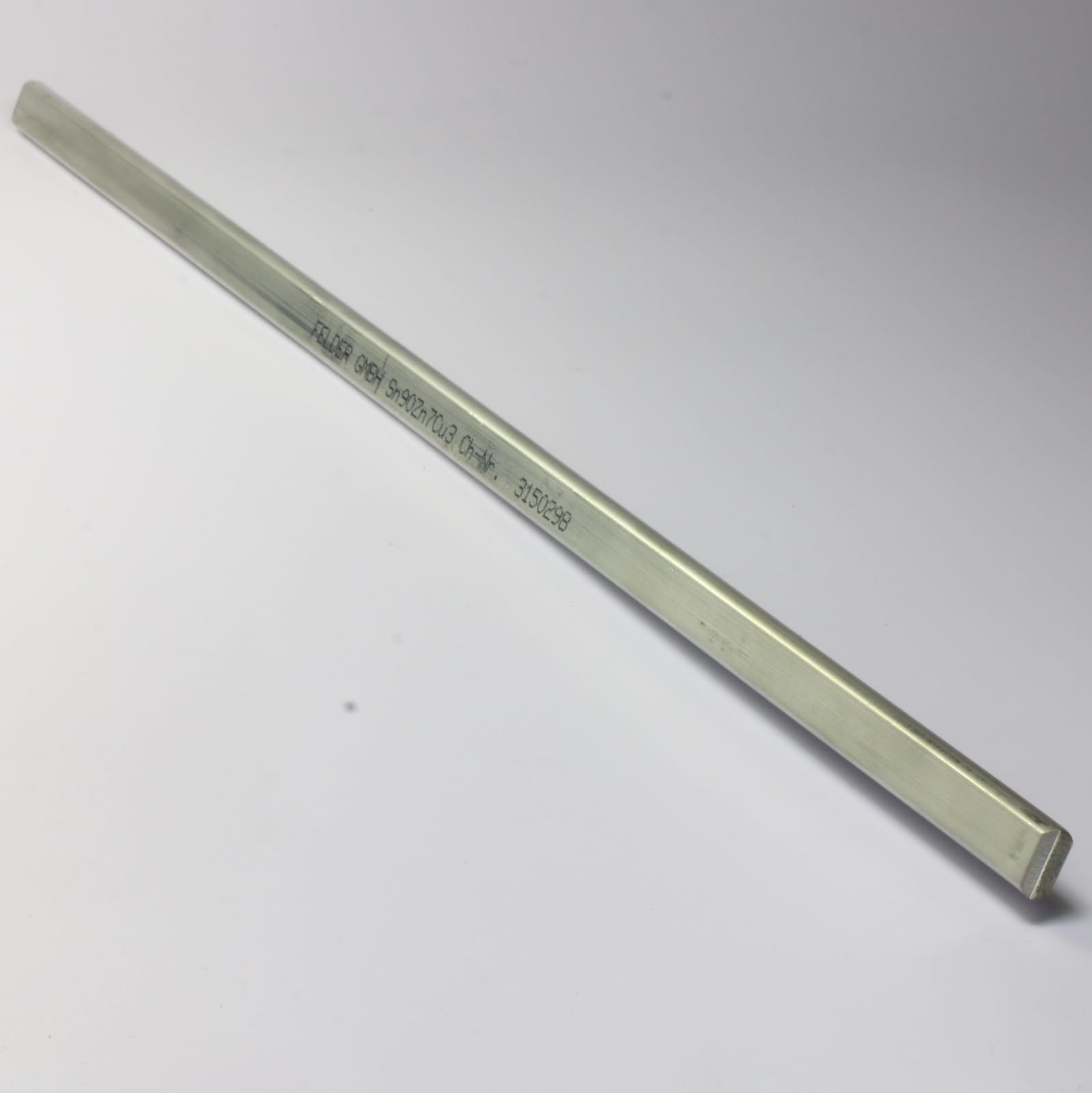Karosseriezinn 1 Stange 200g Stangenlötzinn Bleifrei Sn90Zn7Cu3 90% Sn, 7% Zn, 3% Cu Karosserielot