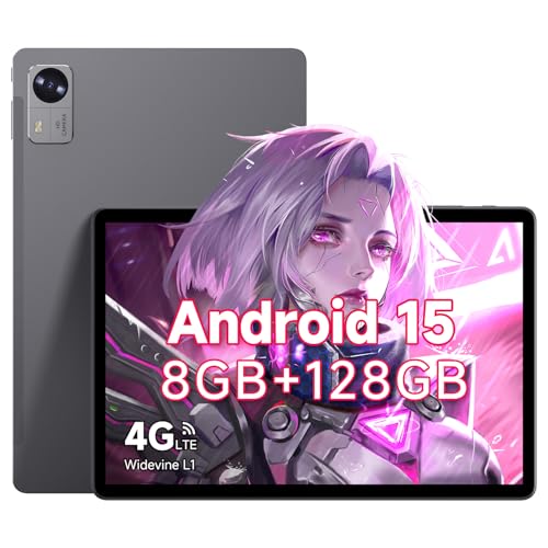 CHUWI Hi10 XPro Android 15 Tablet 10.1‘’, 8GB RAM 128GB ROM, Unisoc T606 Octa-Core, HD IPS Touchscreen Tablet PC,13MP+5MP Camera, Widevine L1,7000mAh,4G LTE, 5G WiFi, GPS,BT 5.0,Type-C, with Case