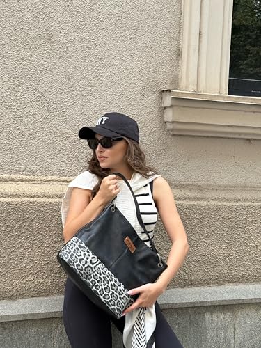 Image of Wrangler Hobo Bags for Women Vegan Leather Top Handle Shoulder Purses and Handbags