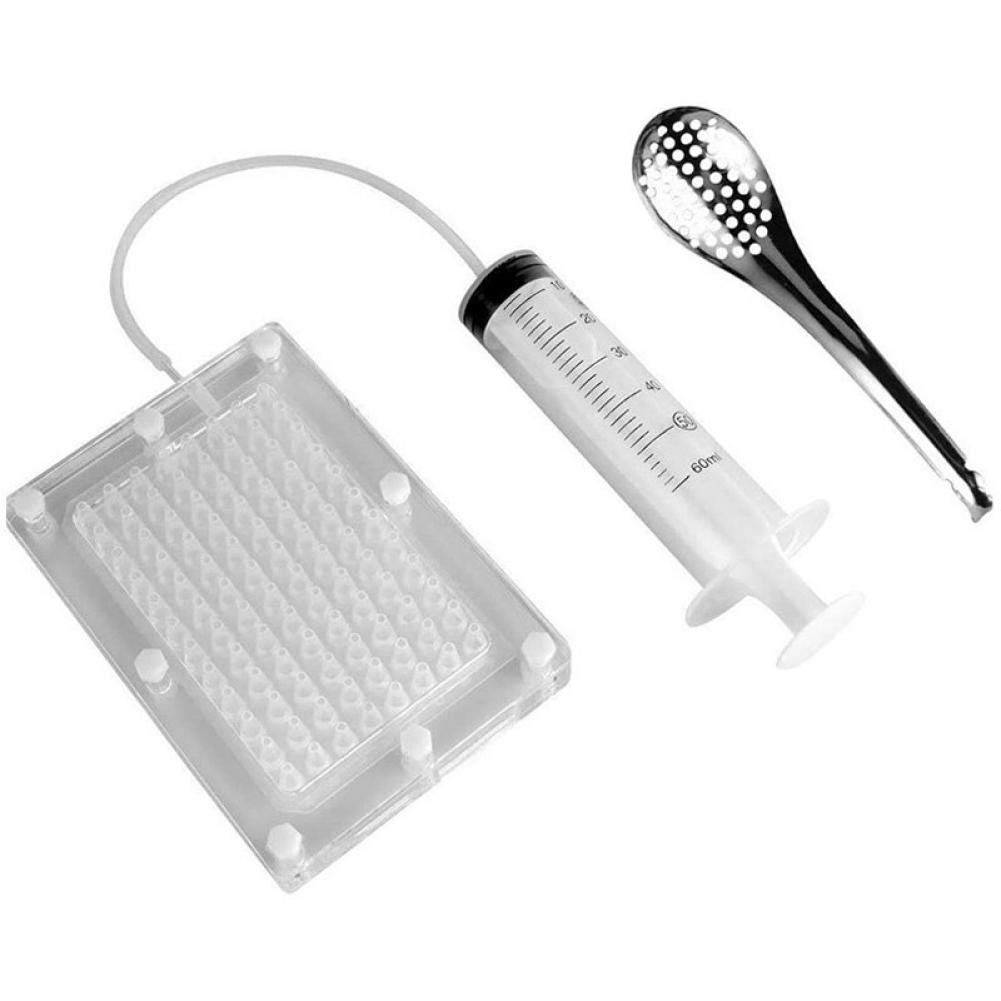 Kaviar-herstellungsbox, Sphärischer Tropfer, Sphärifizierungs-tropfer, Molekulargastronomie-Set, Molekulargastronomie-löffel