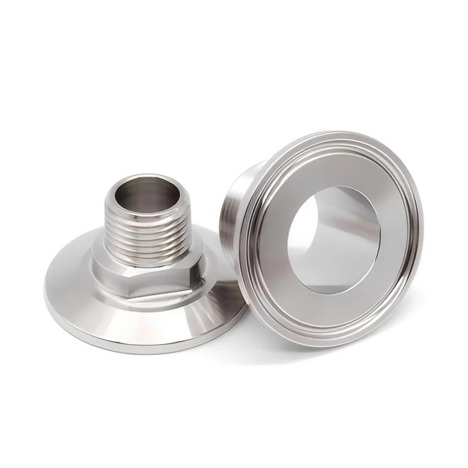 AARTERZZA 1" NPT Male Threaded to 1.5" Tri Clamp TC34 304 Stainless Steel Pipe Fitting Connector Adapter