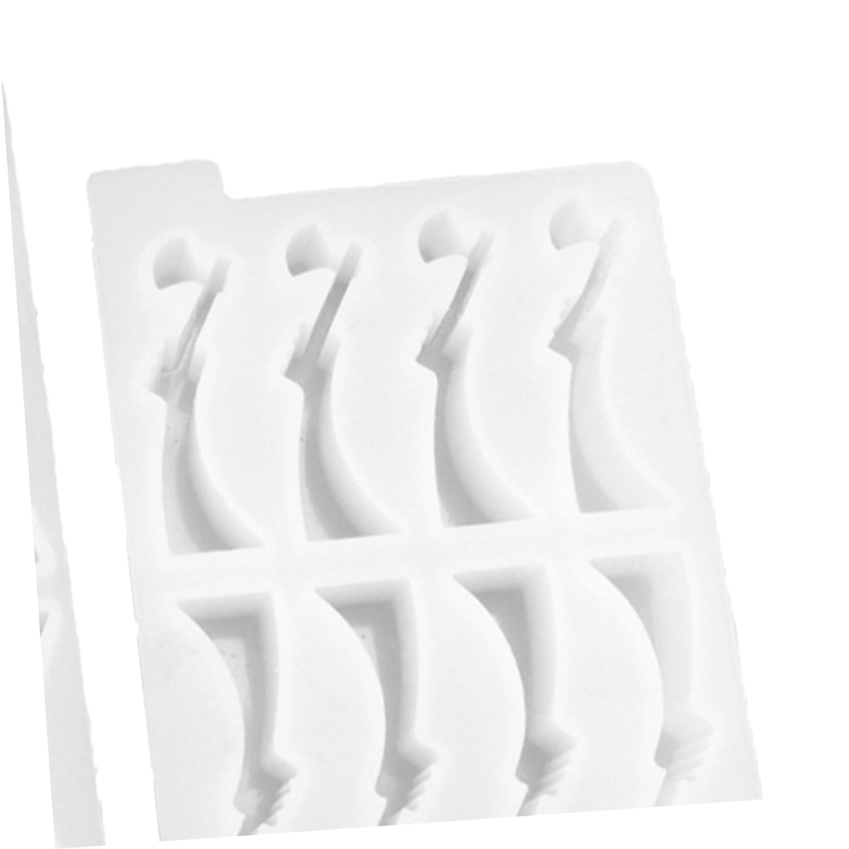 Healvian 2 Piezas Molde de Silicona para Piezas de Ajedrez DIY Fácil Desmoldeo y Flexible, Bandeja de Color Claro para Fundición de Resina Epoxi para Manualidades Infantiles