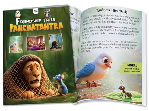 Image of Panchatantra Story Book in English - Story Book for Kids (Set of 10 Books) | Premium Quality Moral Story Book by Pandit Vishnu Sharma | Two Brothers Publications