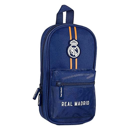 PLUMIER MOCHILA C/4 PORT.VACIO REAL MADRID 2ª EQUIP.