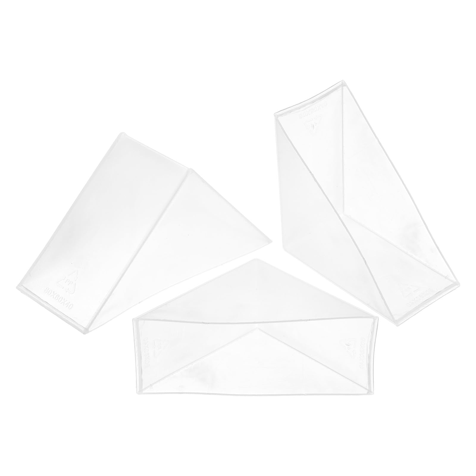 uxcell 8Pcs Plastic Corner Protectors 40x110mm Right Angle Shape Glass Corner Guards Cushion for Corner Protection of Glass, Mirror, Tile, White