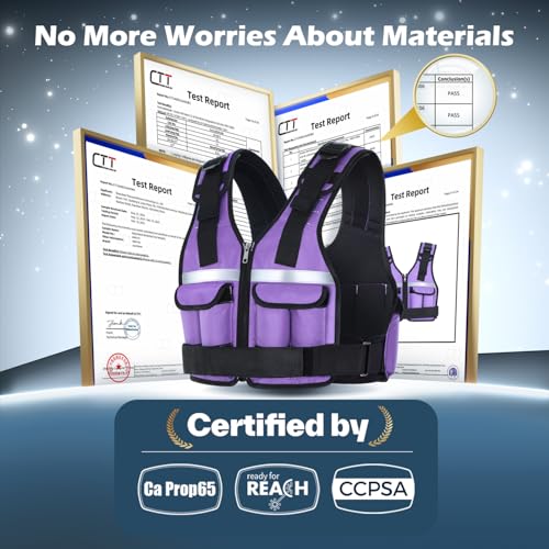 Image of Sportneer Adjustable Weighted Vest Weights: 2-18 lbs /2-42 lbs Washable Weight Vest for Walking 16 In 1 Fast Adjust Rucking Vest for Women and Men Home Gym Running Jogging Strength Training Vests