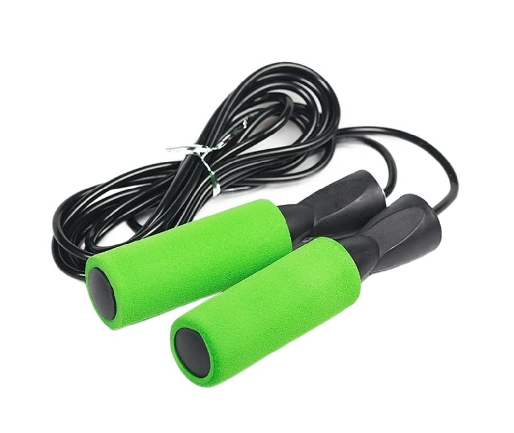 Corde à Sauter Fitness Réglable - Acier, Poignées Métal - Gym, Aérobic, Boxe, Vitesse