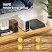 GOLDENMATE 1000VA/600W Lithium UPS Battery Backup and Surge Protector, Backup Battery Power Supply with LiFePO4 Batteries(153.6 Wh), Sinewave UPS System, 10 Years Lifespan, 8-Outlets, LCD Display