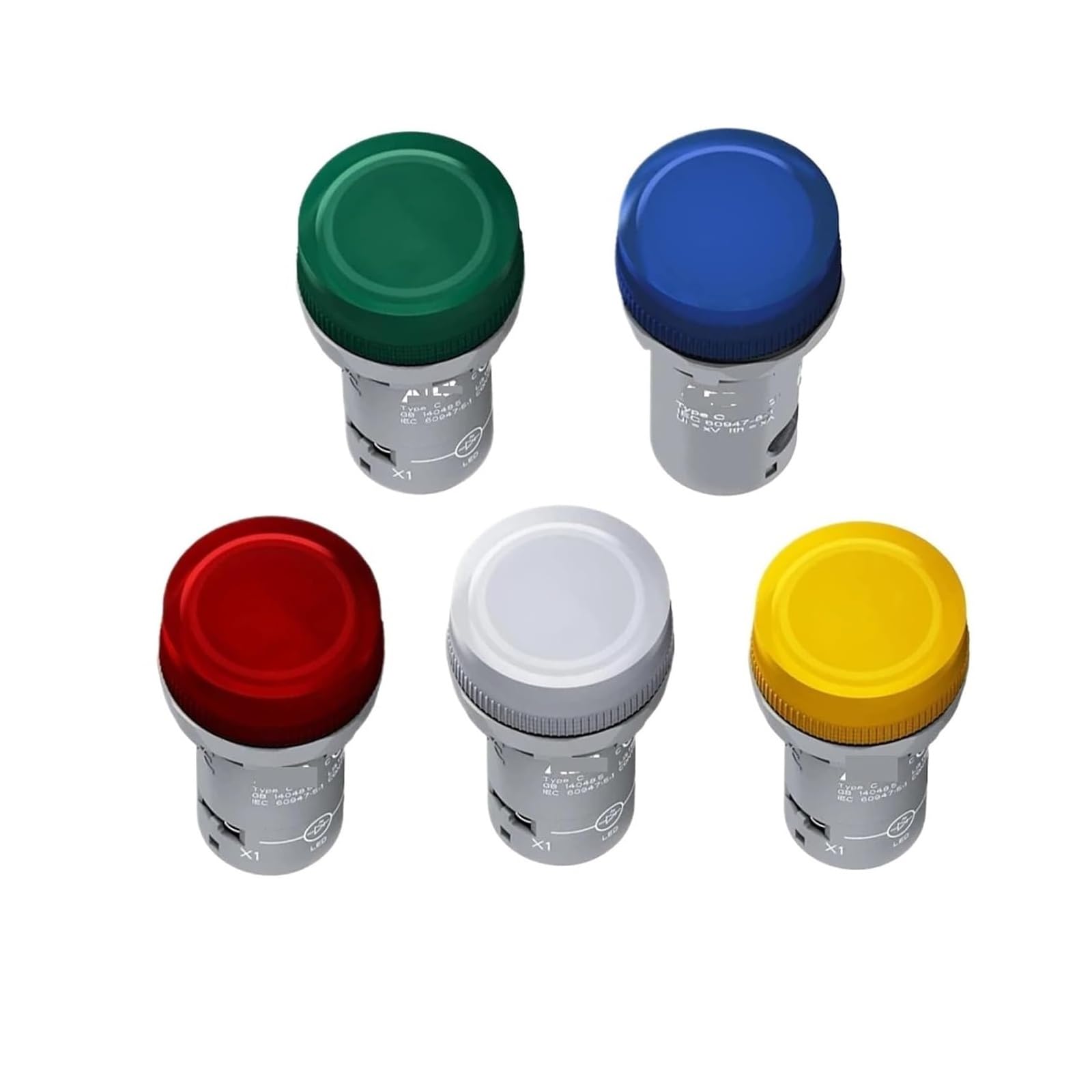 QPSYYB 1pcs CL2-523R CL2-523G CL2-523C CL2-523Y CL2-523L Pilot Light - Versatile Indicator for Motor Protection,0603
