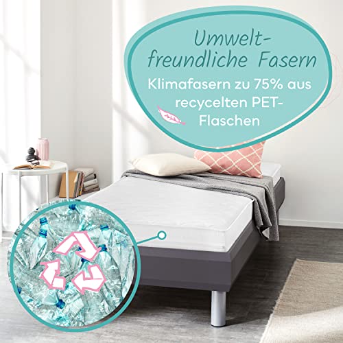 Sun Garden Kindermatratze 90x200 cm H3 I P1440 ComfortPur I Oeko Tex 100 Zertifiziert I Abnehmbarer Bezug mit Klimafaser I Bis zu 40 °C Grad waschbar I Formstabiler Komfortschaumkern – Bild 6