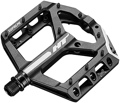H.T. Enterprises HT Pedals Ans10 Supreme Platform Pedals; Crmo - Stealth Black - 102001ANS10101301