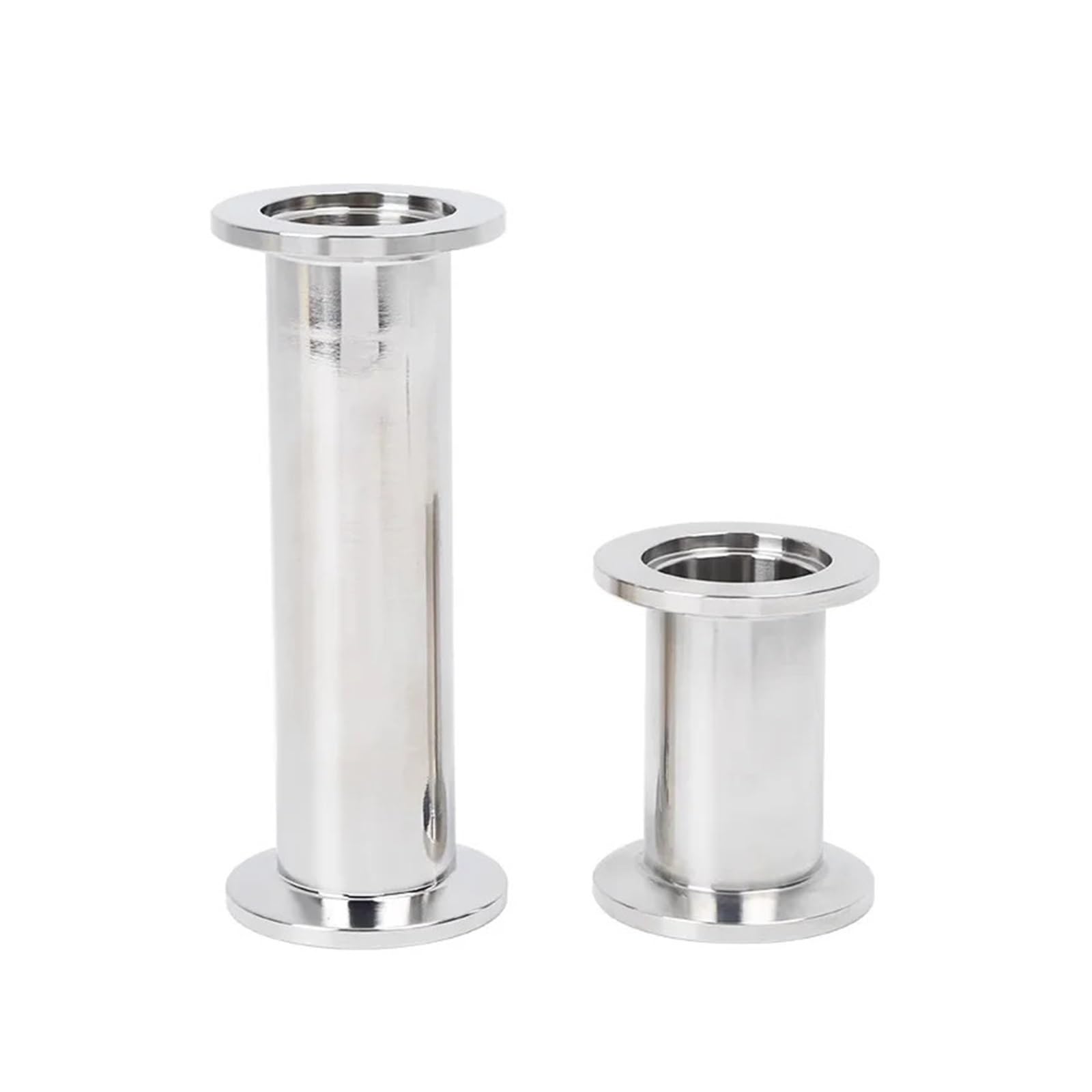 Revive Furniture Brida de acero inoxidable for tubería recta de vacío KF16, KF25, KF40 y KF50, accesorio de conexión rápida, accesorios for tubería recta de 40 a 200 mm de longitud(KF40,150MM)