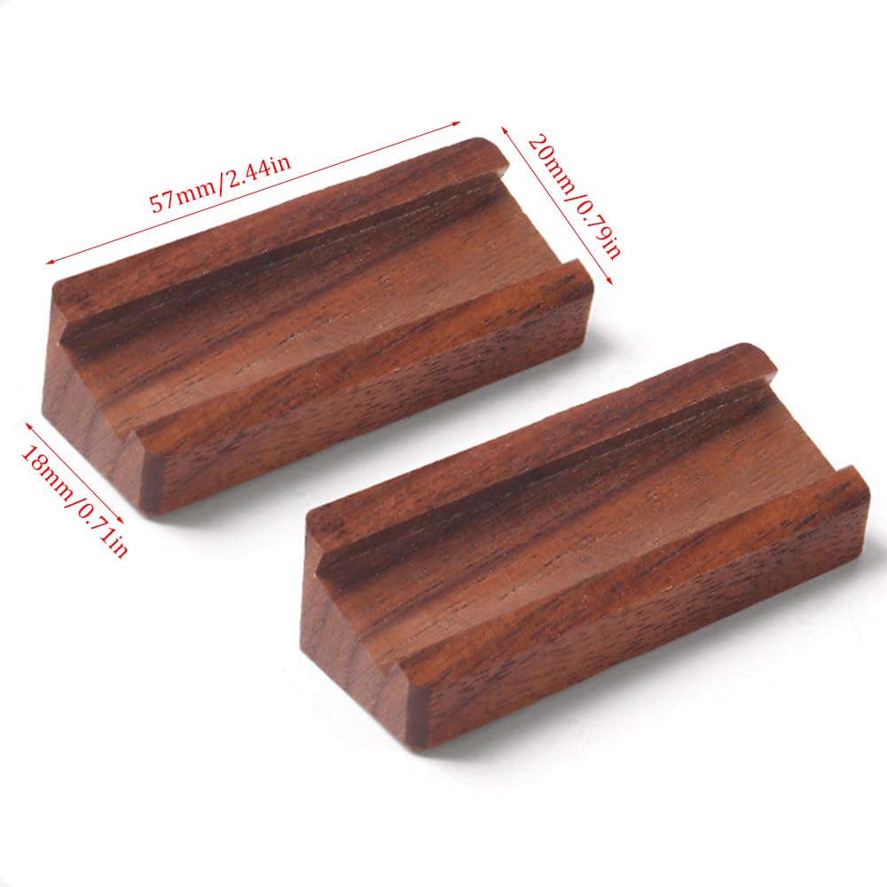Lot de 10 présentoirs de prix en bois - Cube d'affichage numérique - Lettres - Étiquettes de prix réglables avec base en bois de hêtre