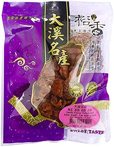 Yu Hsiang Daxi Dried Bean Curd Garlic Flavor 5.2 oz x6pk