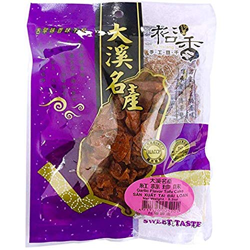 Yu Hsiang Daxi Dried Bean Curd Garlic Flavor 5.2 oz x6pk