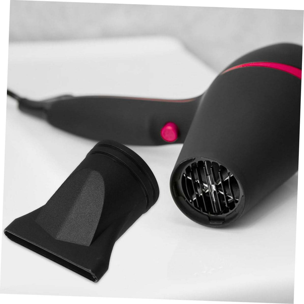 15pcs Universal Hair Dryer Nozzle Attachments Concentrator Tips Plastic Blow Dryer Replacement Parts for Salon and Home Styling Tools