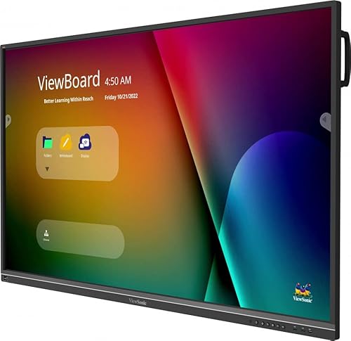 Viewsonic Viewboard Ifp6550 5f 65 50 5f Series Écran Lcd Rétro Éclairé Par Led Interactive Avec Écran Tactile Touch / Capacité Pc En Option Slot In 4k Uhd... - vue 4