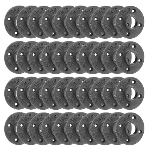 Heavy Duty Floor Flange, 40 Pack