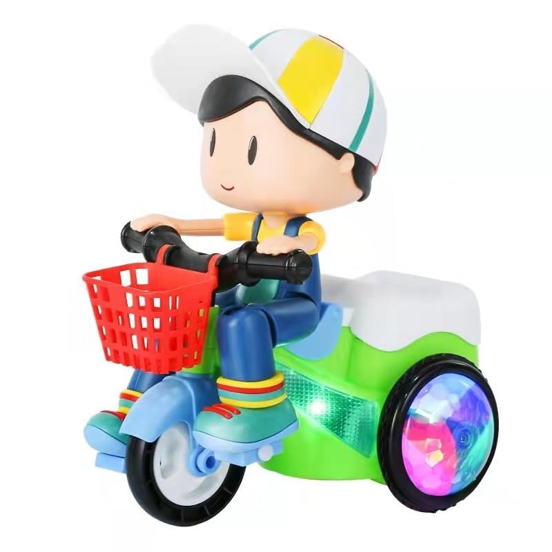 FunBlast Stunt Bicycle Toys – Bump & Go Vehicle toy with Sound & Flashing Light | Tricycles Toys for kids (without Battery) (B07Z3BVD9R) Amazon Price History, Amazon Price Tracker
