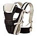 Qiorange Babytrage, Bauch-, Rücken- und Hüfttrage, 4 Tragpositionen (3-18KG, 0-30 Monate) (Khaki)
