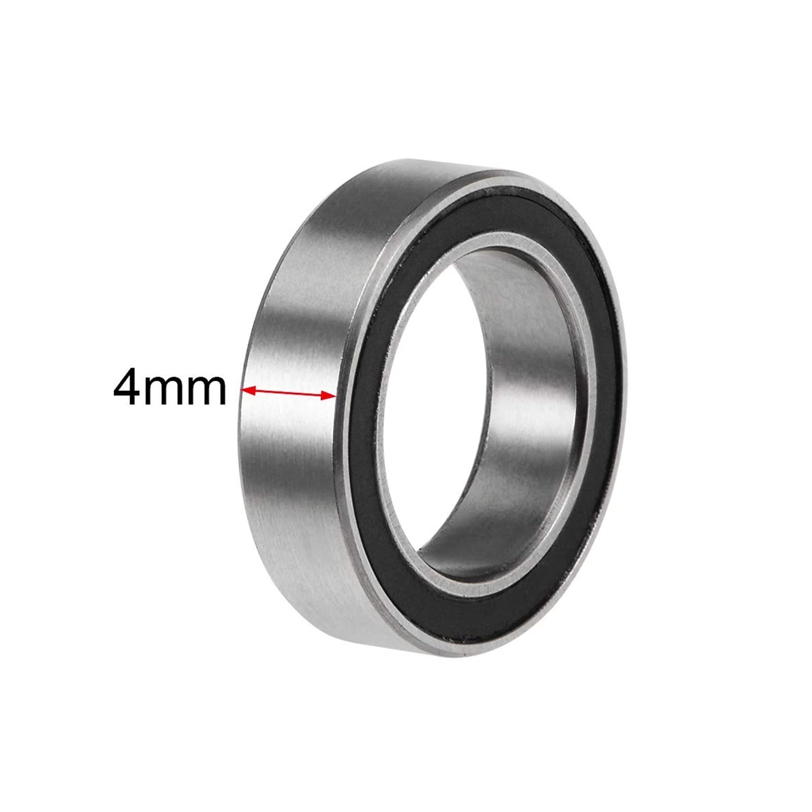 10/100PCS 6700ZZ 6700 2RS RS 6700-2RS 10x15X4 Mm Guarnizione in gomma in miniatura Cuscinetto a sfere a gola profonda ABEC-5 (Size : ABEC 5, Color : 100PCS_6700 2RS BLUE)