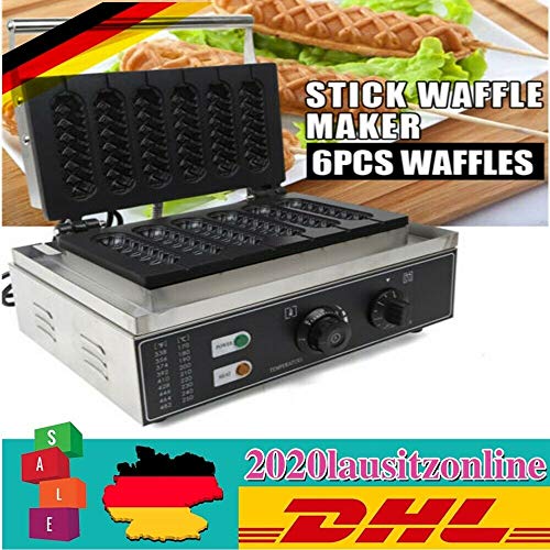 220V Waffeleisenmaschine Stiel Waffelmaschine WaffelgeräT Waffeleisen Waffle Maker Machine Edelstahl Hot Dog Maschine… – Bild 3