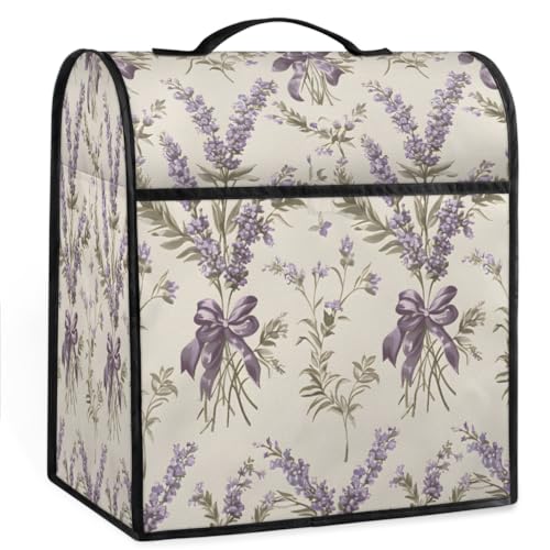 Coffee Maker Cover Vintage Cherry Blossom Kitchen Appliance Covers Small Appliance Covers Blender Cover Juicer Cover Dust Covers for Kitchen Appliances with Top Handle and Pockets,Washable,B816