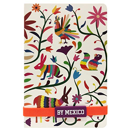 Carnet imprimé Par Mexico avec motifs mexicains multicolores