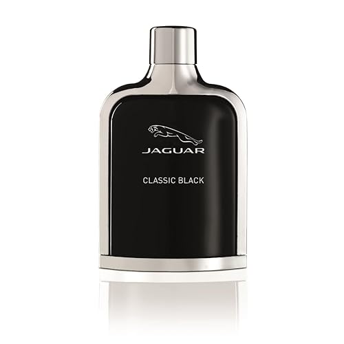 Jaguar Eau de Toilette Spray para hombre, negro, 3.4 onzas