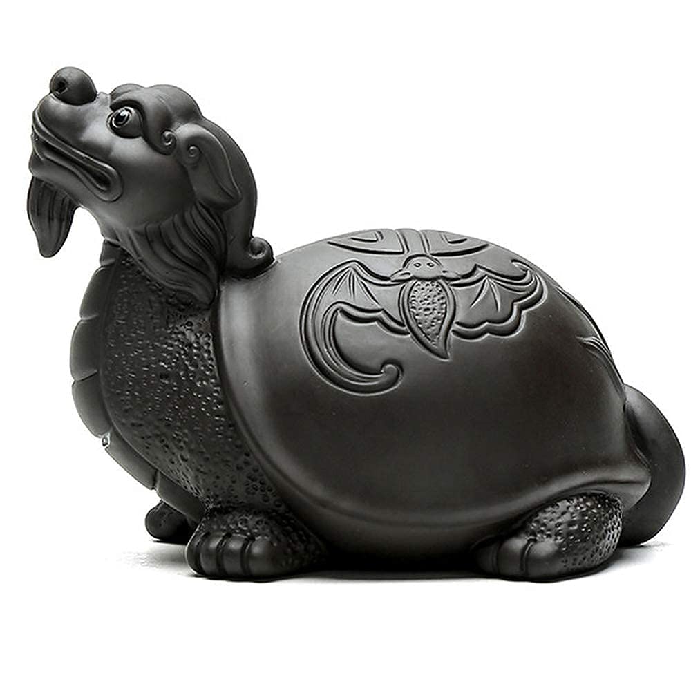 Tea Ornaments Purple Clay Tea Set Lucky Dragon Turtle Tea Ceremony Tea Pet