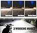 PAKRYS Motorcycle Driving Light 12-60V 40W 3600LM LED Fog Light for ATV UTV Bike Car Truck Boat Forklift Waterproof LED Spotlight with 6 Light Beads High Low Strobe Beam Switch Universal (Black 1)