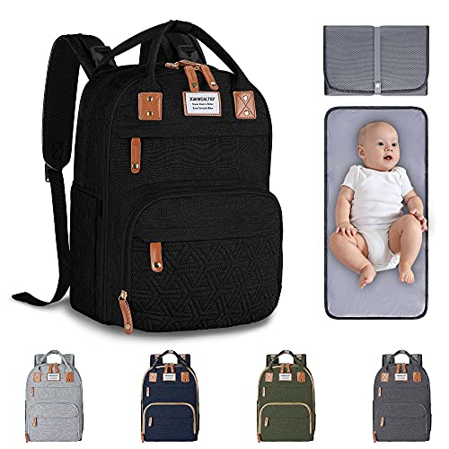 Baby Diaper Bag Backpack, Large Unisex Baby Bags for Boys Girls, Multifunction Travel